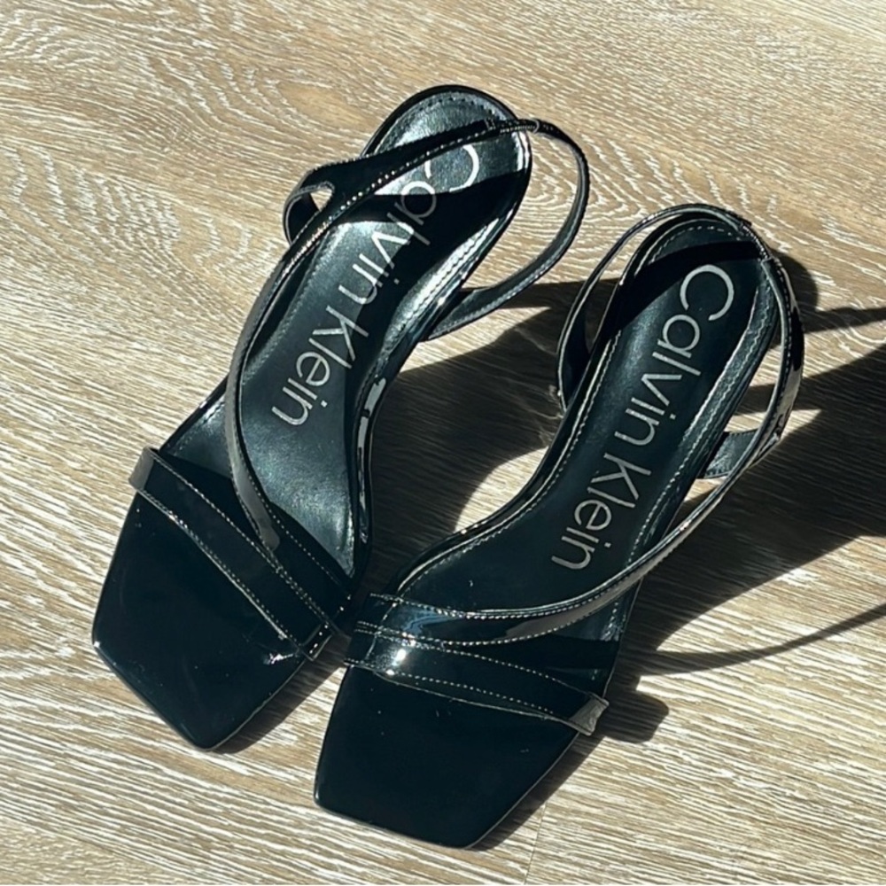 Black Patent Calvin Klein Heels